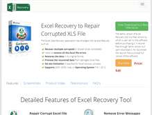 Tablet Screenshot of excelrecovery.org
